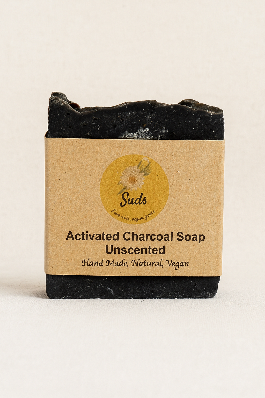 Vegan Activated Charcoal Soap - Unscented