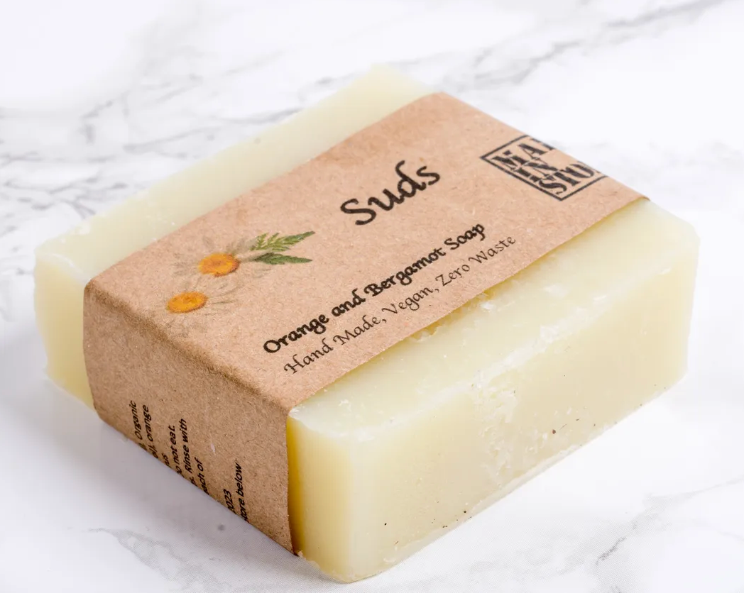 Vegan Orange and Bergamot Soap (Antibacterial, Antiviral)