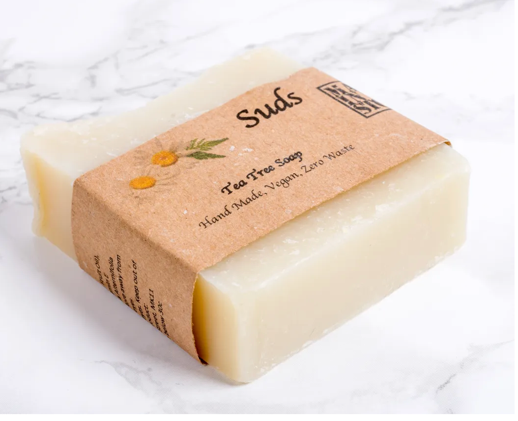 Vegan Tea Tree Soap (Antibacterial, Antiviral, Antimicrobial)